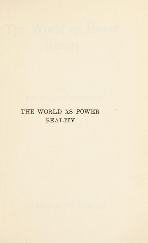 The world as power
