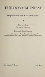 "Eurocommunism," implications for East and West