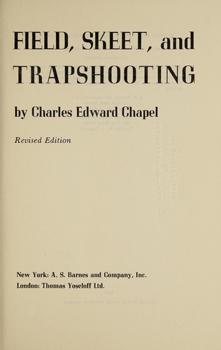 Field, skeet, and trapshooting