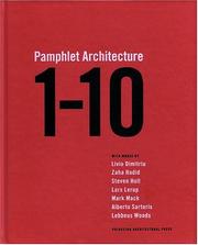 One Through Ten (Pamphlet Architecture)