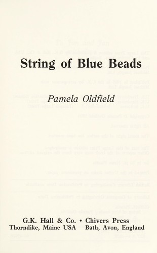 String of blue beads