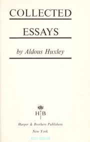 Collected essays
