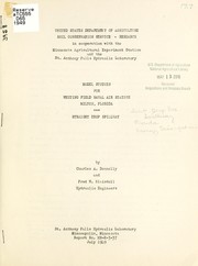 Model studies for Whiting Field Naval Air Station, Wilton, Florida