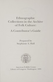 Ethnographic collections in the Archive of Folk Culture