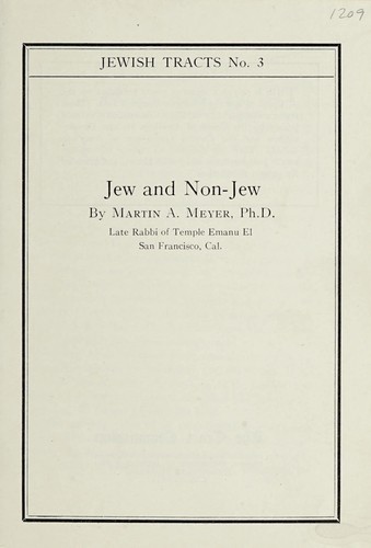 Jew and non-Jew
