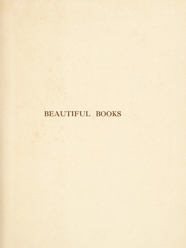 Beautiful books