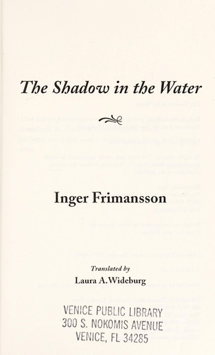 The shadow in the water