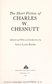 The short fiction of Charles W. Chesnutt