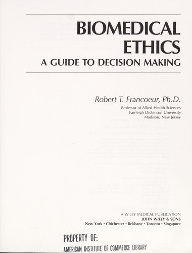 Biomedical ethics