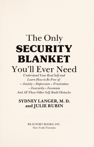 The only security blanket you'll ever need