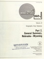 1977 census of manufactures