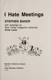 I hate meetings