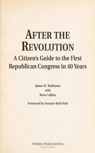 After the revolution
