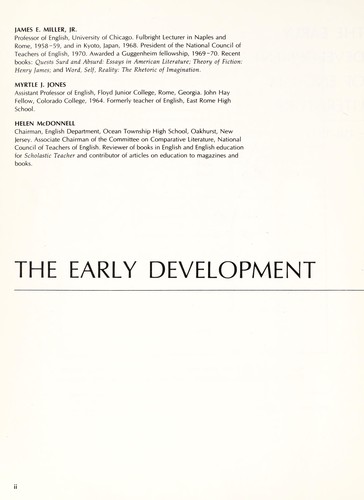 The early development of English literature, c. 450-1625