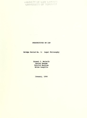 Legal philosophy