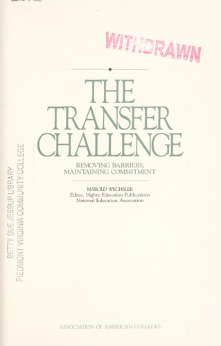 The transfer challenge