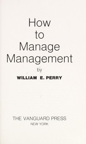 How to manage management