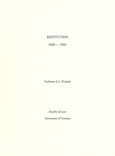 Restitution