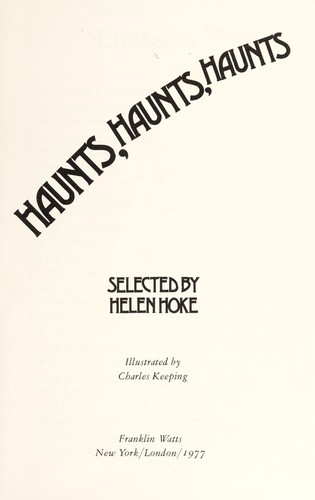 Haunts, haunts, haunts