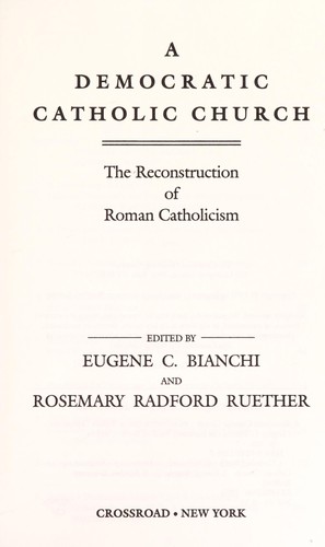 A democratic Catholic Church