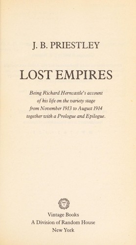 Lost empires