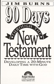 90 days through the New Testament