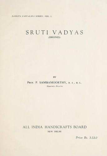 Sruti vadyas, drones