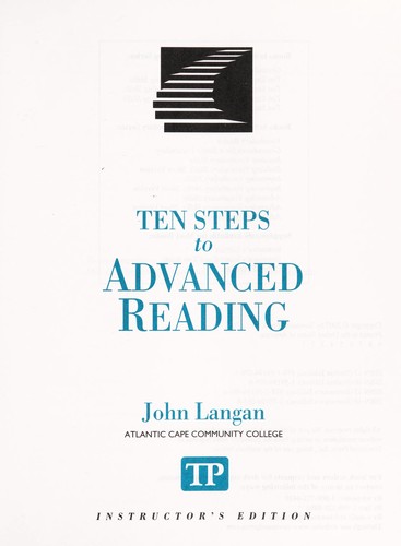 Ten steps to advanced reading