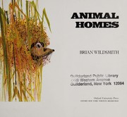 Animal homes