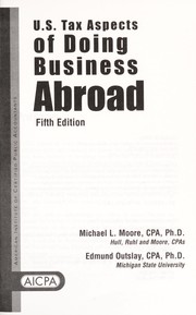 U.S. tax aspects of doing business abroad