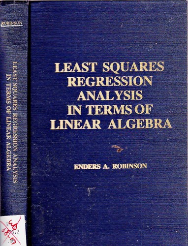 Least squares regression analysis in terms of linear algebra