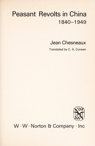 Peasant revolts in China, 1840-1949