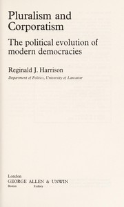 Pluralism and corporatism
