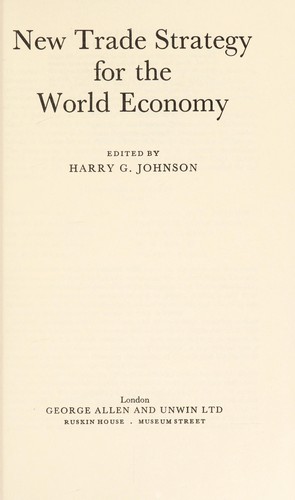 New trade strategy for the world economy