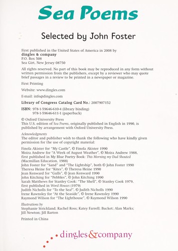 Sea poems & space poems