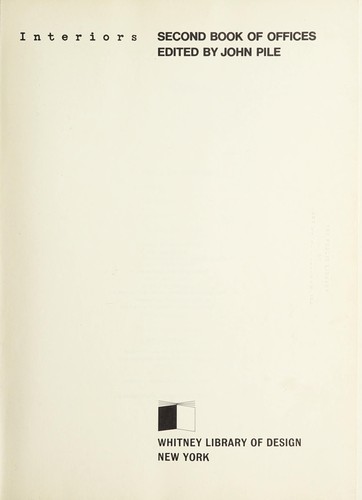 Interiors second book of offices