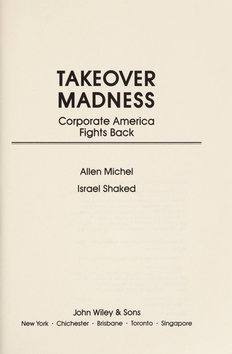 Takeover madness
