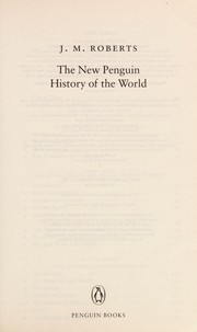 The new Penguin history of the world