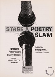 Stage a poetry slam