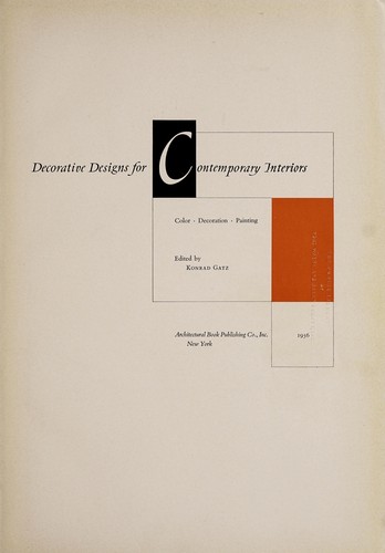 Decorative designs for contemporary interiors