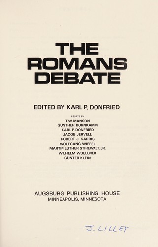 The Romans debate