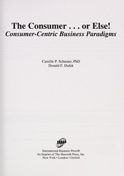 The consumer-- or else!