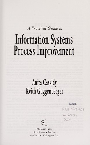 A practical guide to information systems process improvement