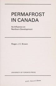 Permafrost in Canada
