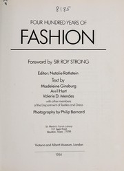 Four hundred years of fashion