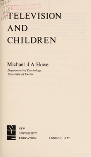 Television and children