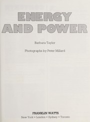 Energy and power