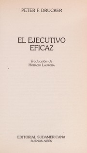 El ejecutivo eficaz