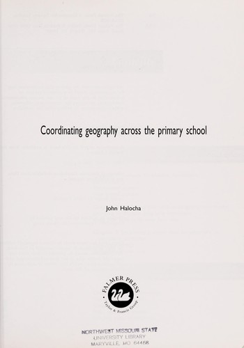 Coordinating geography across the primary school