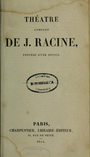 Théâtre complet